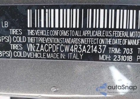 2024 Dodge Hornet R/T Eawd z USA, uszkodzony, nr VIN ZACPDFCW4R3A21437